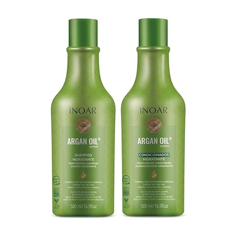 Inoar Kit Argan Oil Shampoo 500ml + Condicionador 500ml