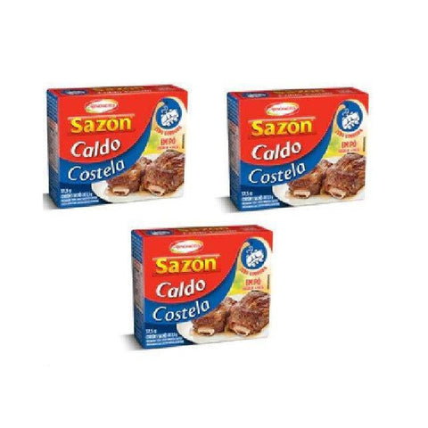 Ajinomoto Caldo Sazón Costela 3x40g