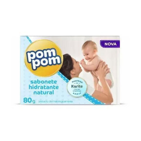 Pompom Sabonete Infantil Loção Hidratante Pom Pom 80g