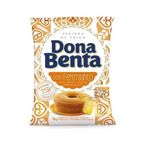 Dona Benta Farinha De Trigo Com Fermento 1kg
