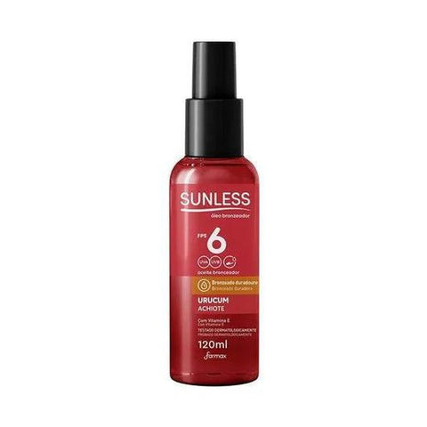 Natura Sunless Fps 6 Óleo Urucum Bronzeador 120ml