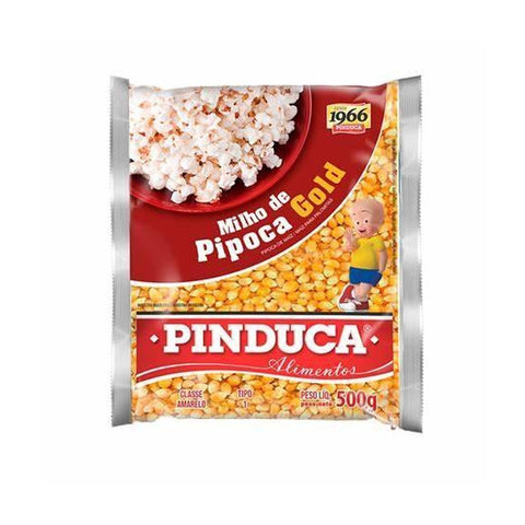 Pinduca Milho para Pipoca Tradicional 500g Corn for Popcorn