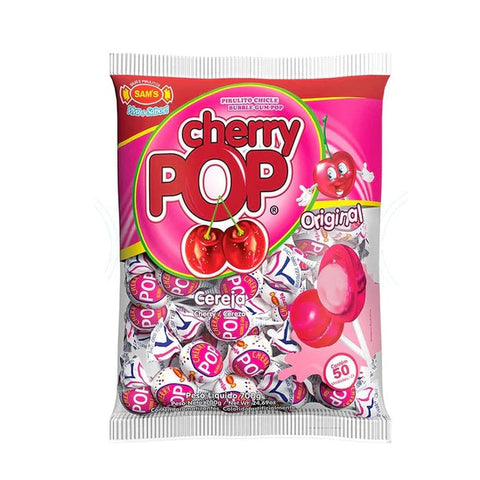 Cherry Pop Pirulito Chicle 700g Cereja 700G