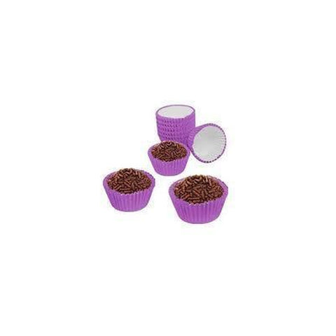 Forminha N-5 para docinhos - Small Candy Cups Roxa - Dark Purple
