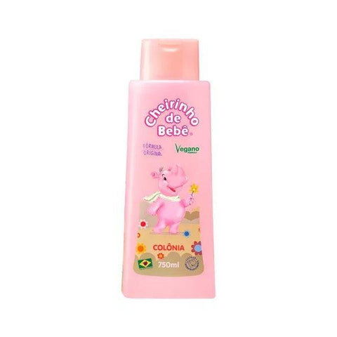 Cheirinho de Bebê Colônia Rosa - 750ml Rosa