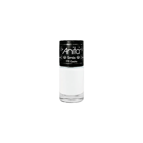 Anita Esmaltes - Coleção Sereia Concha - Branquinho lindo e com uma cobertura impecável jus à uma concha