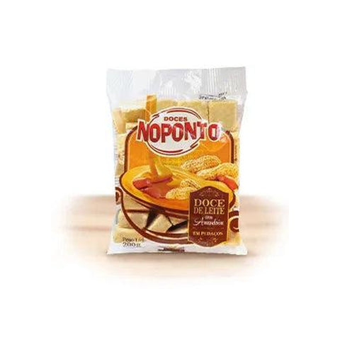 No Ponto Doces NoPonto Doces em Pedaços 160g Doce de Leite com Amendoim