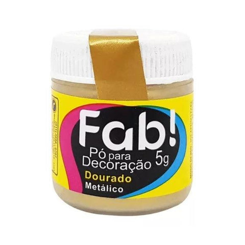 FAB Pó Para Decoração ! - Cores Dourado Egipcio