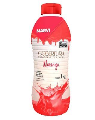 Marvi Cobertura de sorvete morango 1KG