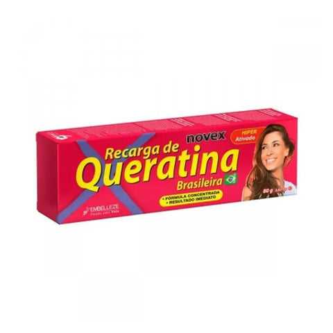 NOVEX RECARGA QUERATINA 80G - MEUBRASILONLINE