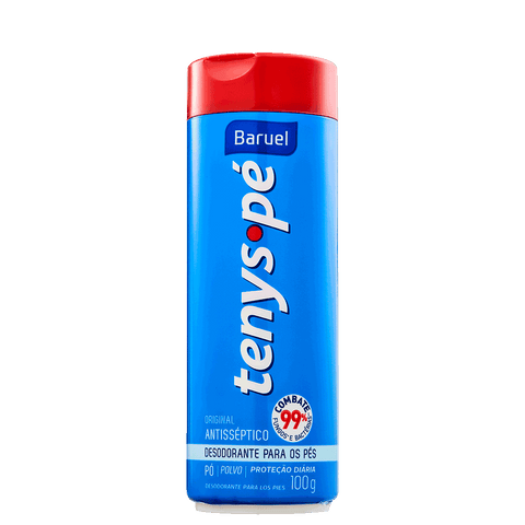 Baruel Talco Antisséptico Tenys 100g - Unidade