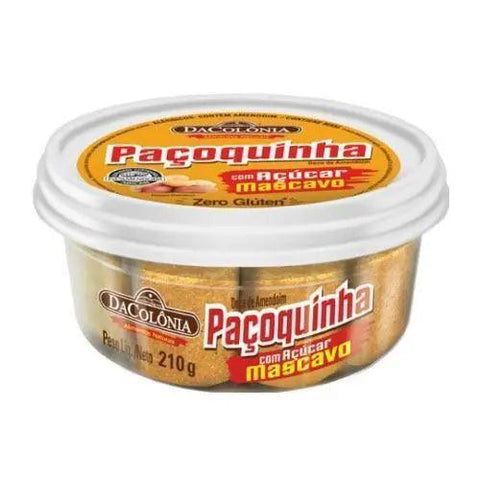 Paçoca Rolha Açúcar Mascavo DaColônia 210g