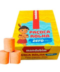 Paçoca Rolha Zero Açúcar Mandubim (Cx c/ 20 un de 15g) - MEUBRASILONLINE