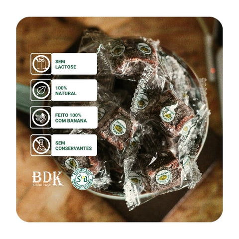 Pacote Bala de Banana Bananinha Paraibuna 200g