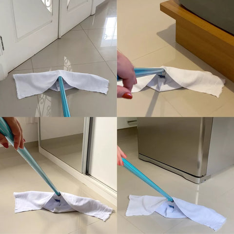 Pano De Chão  Branco Alvejado 10 Unidades 50 x 70 890g