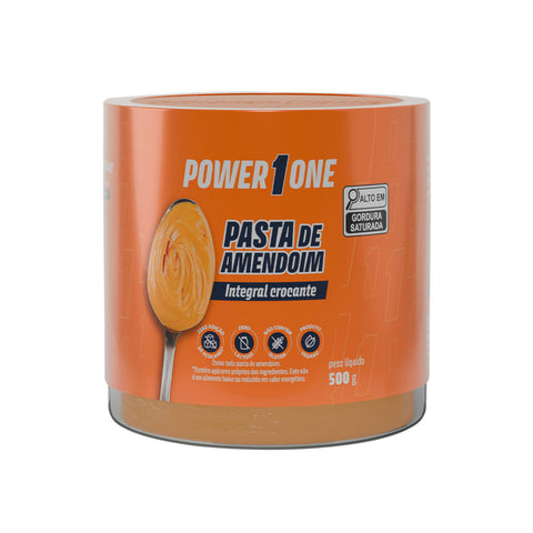 Pasta de Amendoim Crocante Power1One 500g