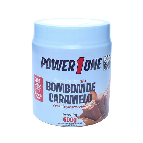 Pasta de Amendoim Bombom de Caramelo Power1One 600g