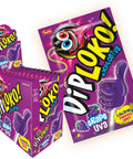 Pirulito Dip Loko sabor uva 15 unidades de 11G - MEUBRASILONLINE