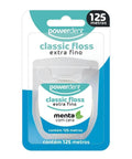 POWERDENT FIO DENTAL EXTRA FINO 125M - MEUBRASILONLINE