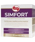 Probióticos Simfort Vitafor 10 Sachês De 2g - MEUBRASILONLINE