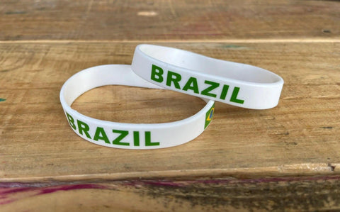 Pulseira Brasil Silicone - MEUBRASILONLINE