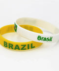 Pulseira Brasil Silicone - MEUBRASILONLINE