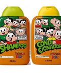 Shampoo e Condicionador Turma Mônica 2x260 ML - MEUBRASILONLINE