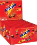 NESCAU BALL CEREAL DE MILHO SABOR CHOCOLATE COBERTO COM CHOCOLATE AO LEITE CONTEM 12 UNIDADES DE 75G CADA - MEUBRASILONLINE