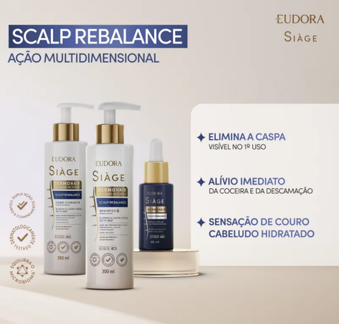 Combo Siàge Scalp Rebalance (3 itens)