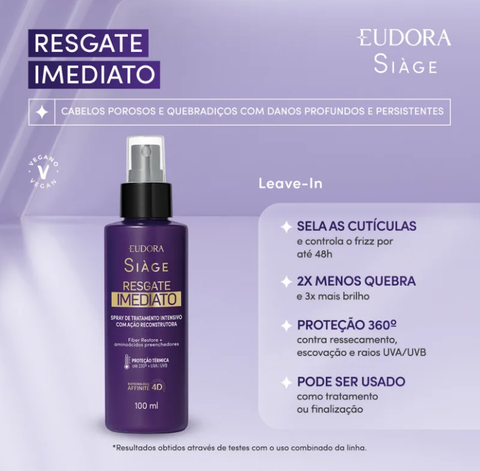 Leave-In Siàge Resgate Imediato 100ml