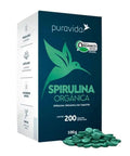 Spirulina Premium Puravida 100g (200 Tabletes) - MEUBRASILONLINE