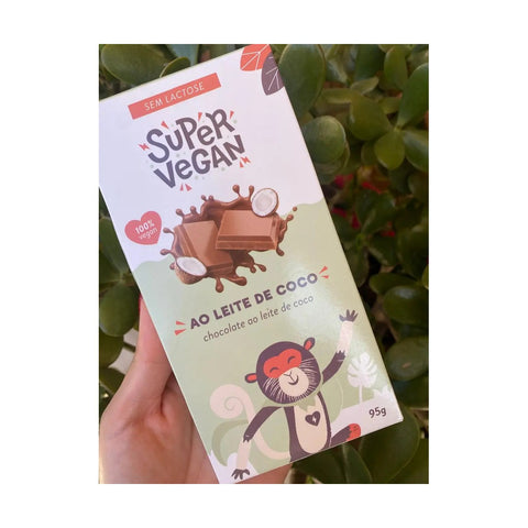Chocolate Vegano ao Leite de Coco Super Vegan 95g