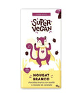 Chocolate Branco Vegano Super Vegan Avelãs, Crocante e Caramelo 95g