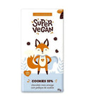 Chocolate Meio Amargo Vegano Super Vegan com Cookies 95g