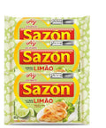Tempero SAZÓN® Limão 3 x 60 Gr. - MEUBRASILONLINE