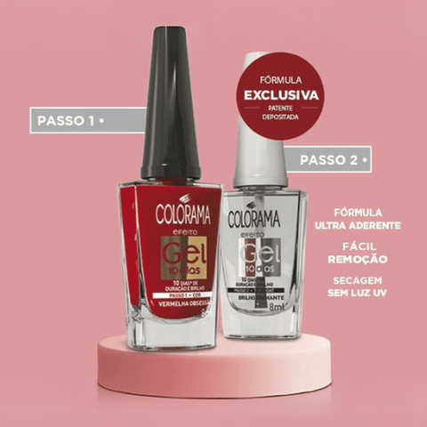 Esmaltes Colorama - Coleção Efeito Gel