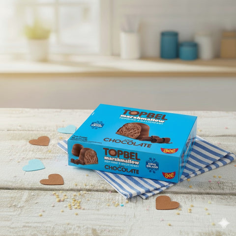 TopBel Ao Leite Recheio Sabor Chocolate 12 un.
