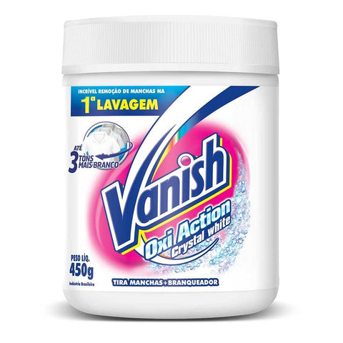Tira Manchas em Pó Vanish Oxi Action Crystal White 450g
