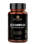 Vitamina B Complex Essential Nutrition 120 Caps - MEUBRASILONLINE