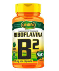 Vitamina B2 Riboflavina - Unilife - 60 Cápsulas - MEUBRASILONLINE