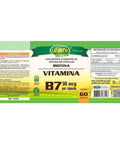 Vitamina B7 Biotina - Unilife - 60 Cápsulas - MEUBRASILONLINE