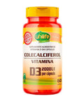 Vitamina D - Calciferol Unilife 60 Cápsulas - MEUBRASILONLINE