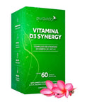 Vitamina D3 Synergy Puravida 60 Cápsulas - MEUBRASILONLINE