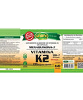 Vitamina K2 Menaquinona - Unilife - 60 Cápsulas - MEUBRASILONLINE