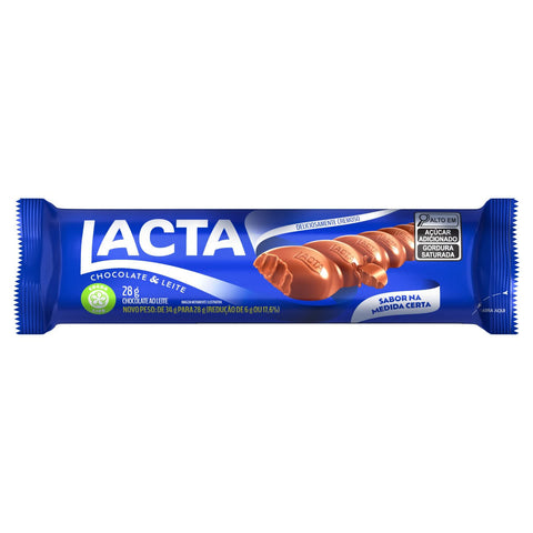 Caixa de Chocolate Ao leite Lacta 12x28g