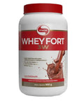 Whey Protein Whey Fort 3W Chocolate Vitafor 900g - MEUBRASILONLINE