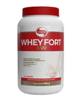 Whey Protein Whey Fort 3W Neutro Vitafor 900g - MEUBRASILONLINE